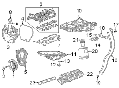 Engine parts.