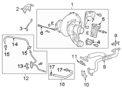 Turbocharger & components.