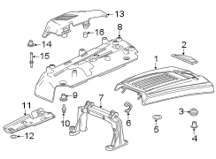 Engine appearance cover.