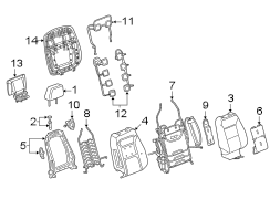 Image of Seat Back Cushion Cover image for your 1999 Buick Century   