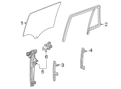 Image of Window Regulator (Rear) image for your 2017 Chevrolet Spark   