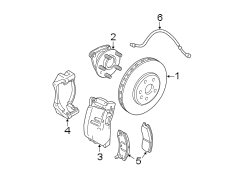 FRONT SUSPENSION. BRAKE COMPONENTS.