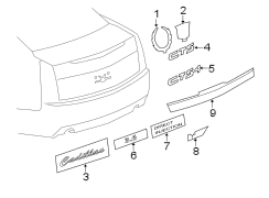 TRUNK LID. EXTERIOR TRIM.