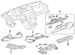 INSTRUMENT PANEL COMPONENTS.