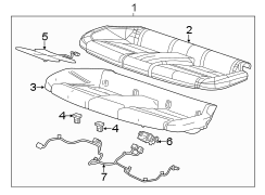 Image of Seat Cover (Lower) image for your 2017 Cadillac ATS Premium Performance Sedan 3.6L V6 A/T RWD 