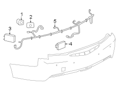 REAR BUMPER. BUMPER & COMPONENTS.