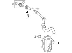 Image of Engine Coolant Hose image for your 2018 Chevrolet Equinox   