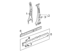 Body B-Pillar Reinforcement (Upper)