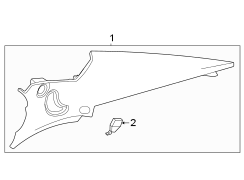 Interior Quarter Panel Trim Panel (Upper, Lower)