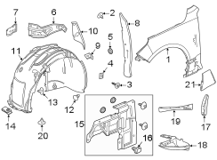 Image of Fender (Front) image for your GMC