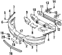 Image of Bumper Impact Absorber (Front, Upper) image for your 2018 Chevrolet Trax   