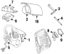 Image of Instrument Panel Air Bag (Upper). An air bag inflator. image for your 2022 Chevrolet Traverse    