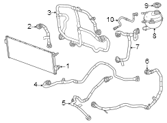 Drive Motor Inverter Radiator Hose