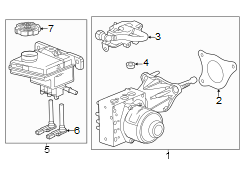 Gasket - Brake Master Cylinder. Included with: Master.