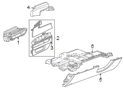 Panel. Trim. Bezel. (Upper, Lower). Instrument Panel Bezel.