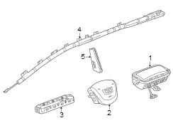 Image of Instrument Panel Air Bag (Lower) image for your 2018 Chevrolet Traverse    