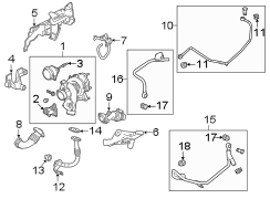 ENGINE / TRANSAXLE. TURBOCHARGER & COMPONENTS.