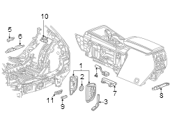 Keyless Entry Antenna Bracket