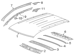 Roof Side Rail (Right, Front)