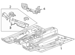 Floor Pan Crossmember (Front, Rear)