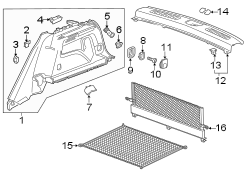 Liftgate Trim Scuff Plate (Rear)