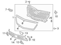 Grille Molding (Lower)