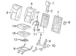 Image of Seat Hinge Cover image for your Hummer