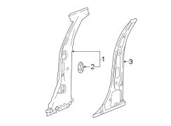 Body B-Pillar Reinforcement (Upper)