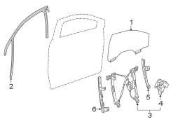 Image of Window Regulator (Front) image for your 2022 Chevrolet Spark   