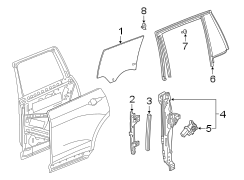 Image of Window Regulator (Rear) image for your 2016 Chevrolet Spark   