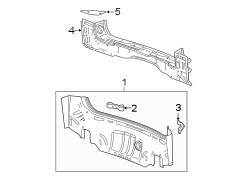 Rear Body Panel Bracket (Rear)