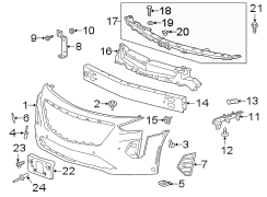 FRONT BUMPER. BUMPER & COMPONENTS.