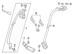 RESTRAINT SYSTEMS. REAR SEAT BELTS.