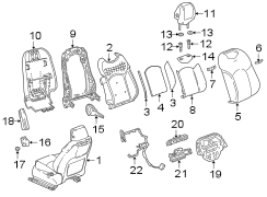 Seat Back Recliner Bolt