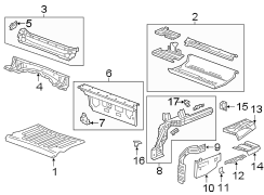 Image of Frame Side Member Reinforcement (Front, Rear, Upper, Lower) image for your 2014 GMC Sierra 2500 HD 6.6L Duramax V8 DIESEL A/T 4WD SLE Standard Cab Pickup Fleetside 