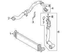 Image of Intercooler Pipe Adapter image for your Ford Bronco Sport  