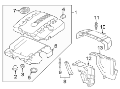 ENGINE APPEARANCE COVER.