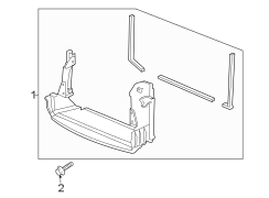 RADIATOR SUPPORT. SPLASH SHIELDS.