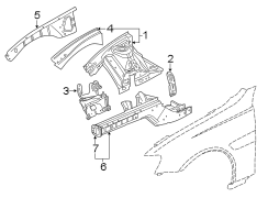 FENDER. STRUCTURAL COMPONENTS & RAILS.