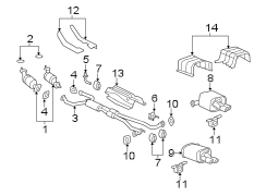 Exhaust system. Exhaust components.