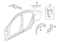 QUARTER PANEL. INNER STRUCTURE.