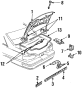 TRUNK LID. LID & COMPONENTS.