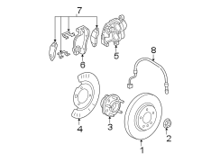 FRONT SUSPENSION. BRAKE COMPONENTS.