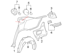 Quarter panel & components.