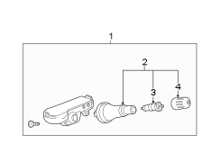 TIRE PRESSURE MONITOR COMPONENTS.