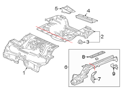 REAR BODY & FLOOR. FLOOR & RAILS.