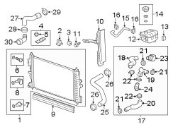 RADIATOR & COMPONENTS.