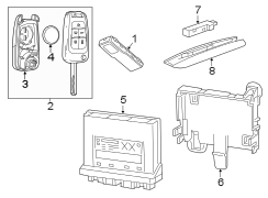 KEYLESS ENTRY COMPONENTS.