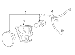 FRONT LAMPS. DAYTIME RUNNING LAMP COMPONENTS.