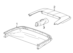 CONVERTIBLE/SOFT TOP. STOWAGE COMPARTMENT.